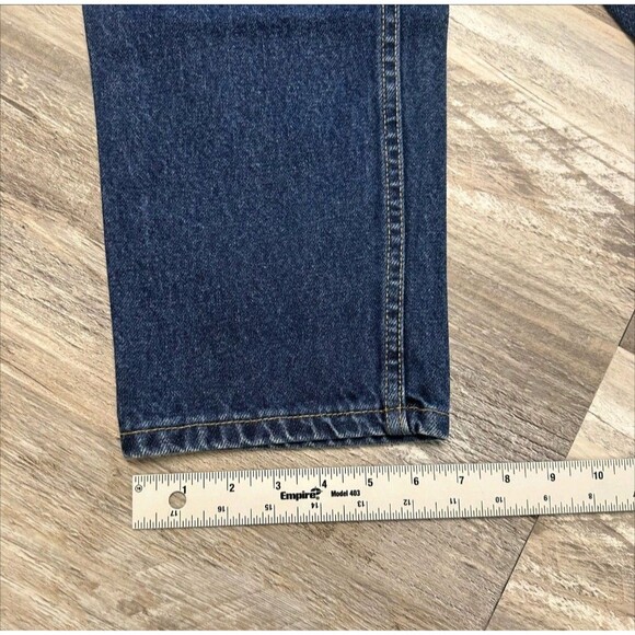 Vintage Levis 550 Red Tab Blue Womens 14 Slim Fit Straight Denim Jeans 31" Waist - Picture 8 of 10